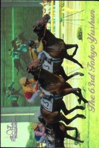 東京優駿 競馬 馬 カード フサイチコンコルド CT-08 ホロ キラ レア 優勝馬ウイニング 日本ダービー bp435 o20 サムネイル 1