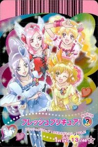Fresh Pretty Cure Carddass Cure Peach Holo