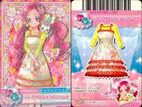 プリキュアデータカードダス まとめ ホットケーキパンツ いちごケーキふうボレロ カップケーキフレアスカート アイ<!-利用不可文字-!>スイーツTシャツ いちごケーキふうスカート ふんわりマカロンプルル ふんわりはなびらはるワンピ プリキュアオールスターズ サムネイル 9