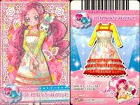 プリキュアデータカードダス まとめ ホットケーキパンツ いちごケーキふうボレロ カップケーキフレアスカート アイ<!-利用不可文字-!>スイーツTシャツ いちごケーキふうスカート ふんわりマカロンプルル ふんわりはなびらはるワンピ プリキュアオールスターズ サムネイル 10