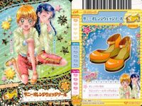 プリキュアデータカードダス まとめ モーニング☆スターパンプス ラブリーホワイトパンプス ボーダービーチサンダル オレンジウェッジソール プリキュアオールスターズ S スペシャル キラ レア サムネイル 5