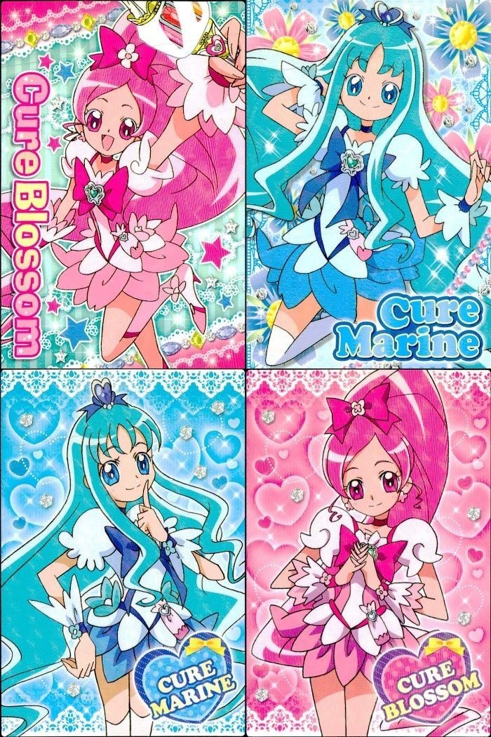 ハートキャッチプリキュア まとめ キュアブロッサム キュアマリン 001 010 029 025 25 29 キラキラトレーディングコレクション プリキュア