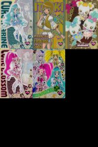 プリキュア カード まとめ ウエハース P 24 31 36 37 38 ハートキャッチプリキュア