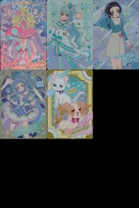 プリキュア カード まとめ ウエハース P 02 07 05 11 16 オールスターズ