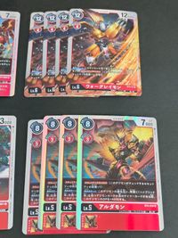 デジモンカード カードゲーム まとめ ガルダモン アグモン ウォーグレイモン アルダモン P-001 P BT1-022 ST1-11 BT4-016 SR サムネイル 3