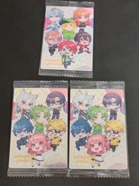 ３枚セット 未開封 カラフルピーチ ウエハース のあ ＆ たっつん ＆ なおきり ＆ どぬく ＆ もふ ＆ シヴァ 集合カード 単品 からぴち トレカ キャラ グッズ UUUM ユーチューバー youtuber