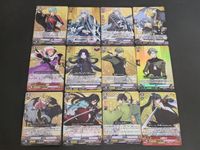 12枚セット ヴァンガード カード まとめ 刀剣乱舞 江雪左文字 極 一期一会 RRR RR 獅子王 鶯丸 七星剣 岩融 和泉守兼定 石切丸 太郎太刀