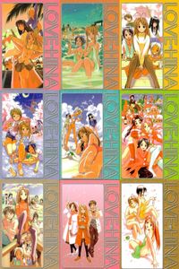 Love Hina Card Lot Complete Set Kodansha Japanese