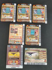 恐竜キング データカードダス トルヴォサウルス 009 2007 第4紀 爆炎突撃 爆炎奔流 爆炎壁攻 灼熱大車輪 まとめ サムネイル 7