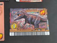 恐竜キング データカードダス トルヴォサウルス 009 2007 第4紀 爆炎突撃 爆炎奔流 爆炎壁攻 灼熱大車輪 まとめ サムネイル 3