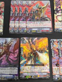 カードファイト ヴァンガード カード まとめ ドラゴンフルアーマード・バスター RRR ヒートショット・ドラゴン ター ハルバドス RR アイベロス ディアブロス 暴虐 ブルース サムネイル 3