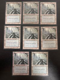 沼/Swamp アイスエイジ 8枚 型番統ー まとめ 人気絵柄 基本土地 大量 ICE 英語版 EN MTG