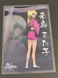 Gintama Raijima Matako Clear Plate Card Carddass