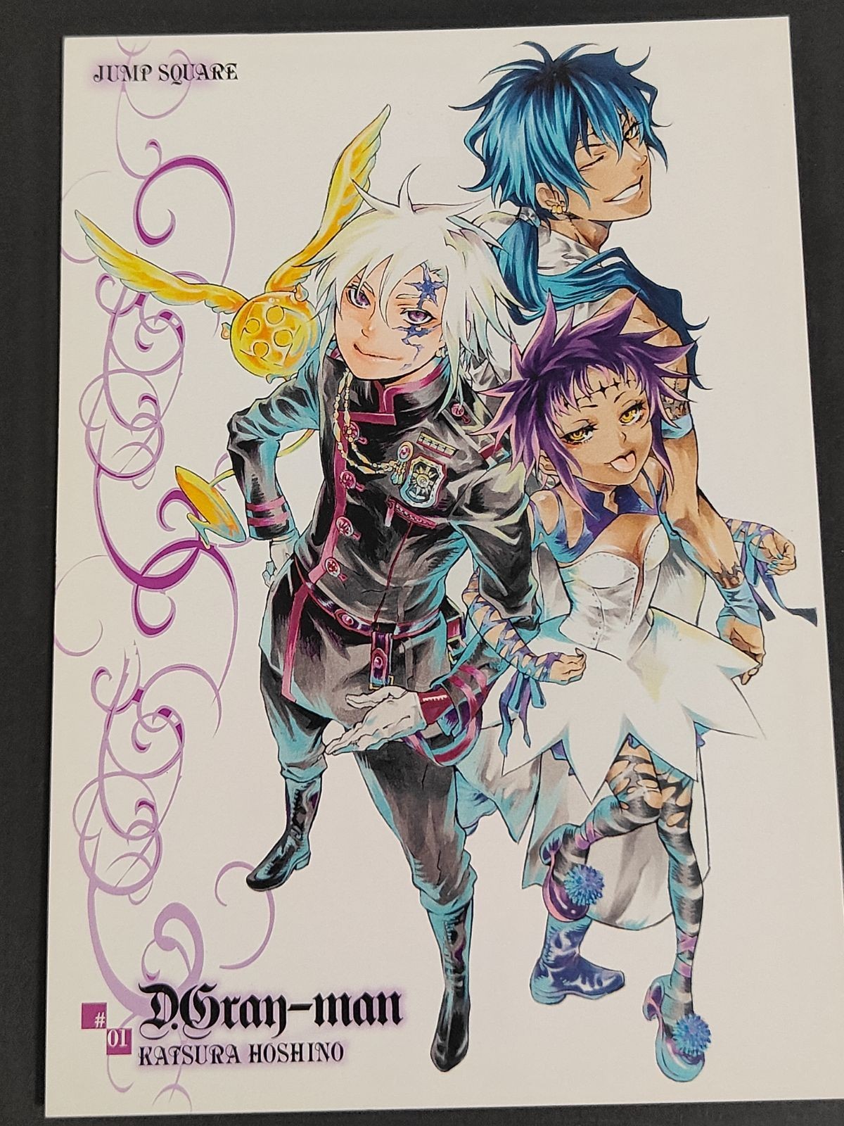 非売品 ディーグレイマン ポストカード D.Gray-man Dグレ 特典 アレン・ウォーカー ティキ・ミック ロード・キャメロット