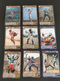 仮面ライダー カードゲーム まとめ キノコモルグ ヒトデンジャー ピラザウルス スノーマン ライダーパンチ 蝙蝠男