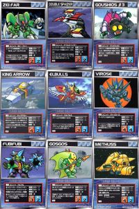Super Robot Wars Scramble Gather Card Lot Bandai