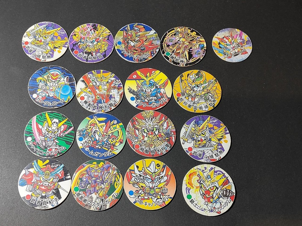 DISK JACK SDガンダム めんこ まとめ シャイニングガンダム ヘリファイヤーガンダム 黄金神