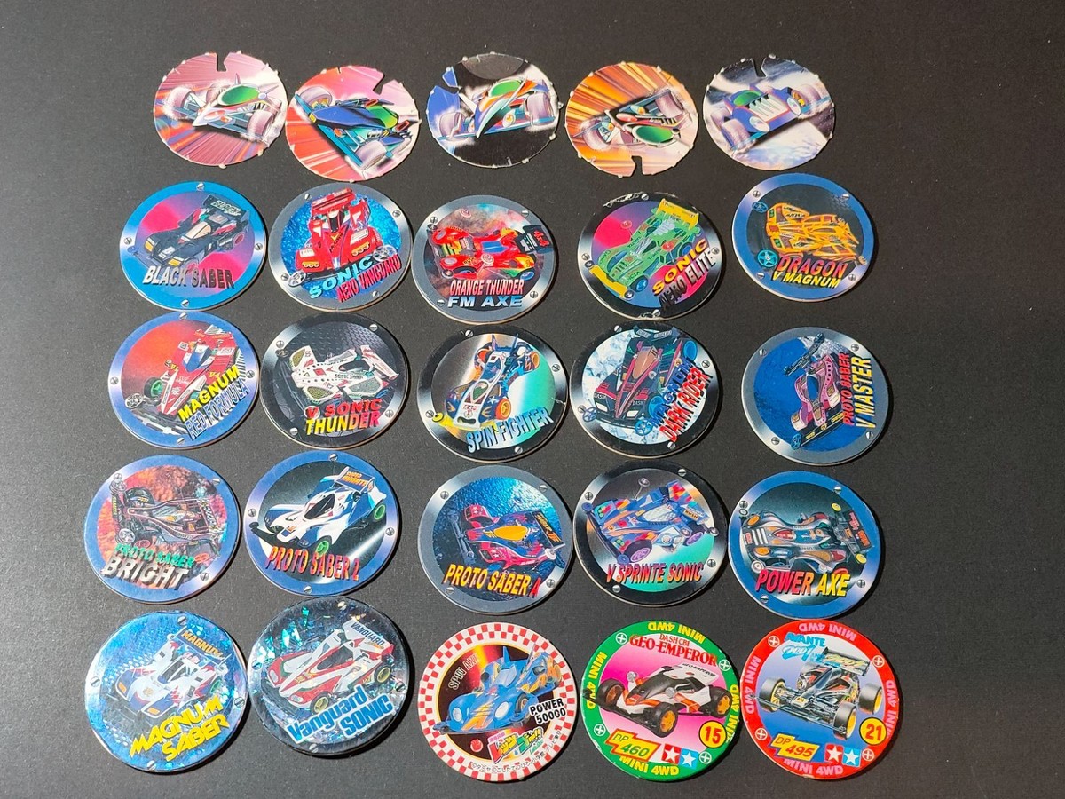 ミニ四駆 メンコ まとめ レッツ&ゴー ソニックサンダー エアロバンガード ブラックセイバー マグナム レッドフォーミュラ