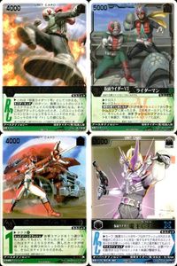 カード レンジャーズストライク まとめ 字レア 仮面ライダーV3、ライダーマン 仮面ライダー W F レア 仮面ライダー バンダイ