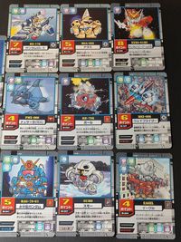 SDガンダム カードダス カード モビルパワーズ M-267 ズゴック（MSM-07） M-101 ガンダムMk-Ⅱ（RX-178） M-114 ネモ（MSA-005） M-229 ガンダムヘビーアームズ改（XXXG-01H2） サムネイル 2