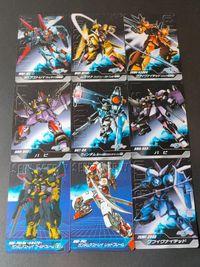 Gundam SEED Destiny Astray Gold Frame Card Complete Bandai