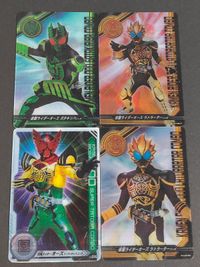 仮面ライダーオーズ チェンジングカードコレクション 3D まとめ ラトラーダ スーパーコンボ ガタキリバ サムネイル 1