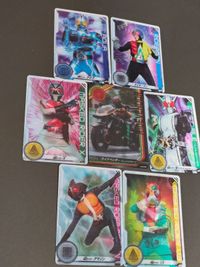 仮面ライダー チェンジングカードコレクション W ダブル X V3 アマゾン ライダーマン アクア サムネイル 4