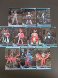 仮面ライダー ウエハース チョコウエハース カード まとめ デルザー ゴルゴム ドグマ ゴッド ガランダー ゲドン ブラックサタン デストロン デストロン デストロン サムネイル 1