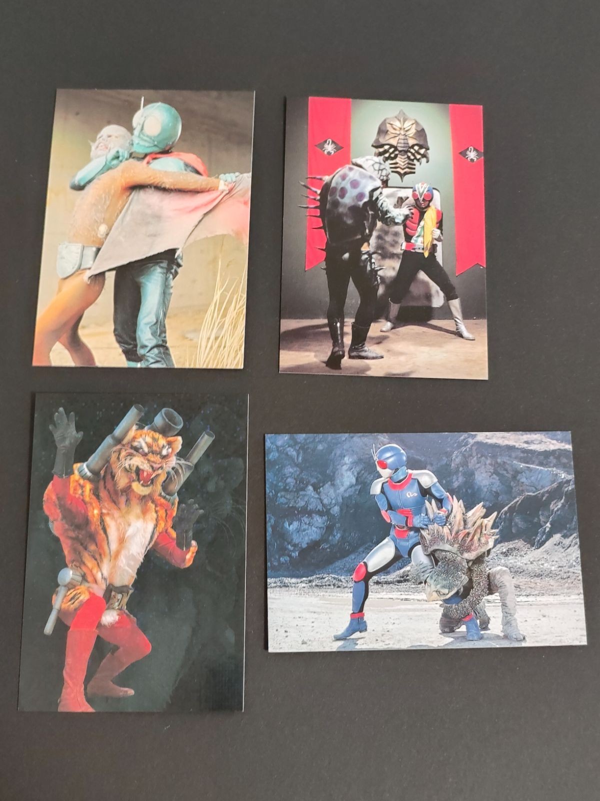 仮面ライダー1号(旧)vs蝙蝠男 085 ライダーマンvsカマツギガメ 096 タイガーロイド 090 バイオライダーvsガイナギンガム 仮面ライダーチップスR カルビー × Magazine Z マガジンZ カード まとめ