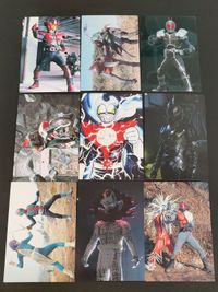 仮面ライダーアギト シャイニングフォーム 368 仮面ライダーアマゾンVSカマキリ獣人 366 仮面ライダーファイズ ブラスターフォーム（復活ver）仮面ライダーチップスR カルビー × Magazine Z マガジンZ カード まとめ サムネイル 1