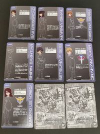 機動戦士ガンダム 00 ダブルオー 刹那・F・セイエイ カード マリナ・イスマイール クリスティナ・シエラ シーリン・バフティヤール スメラギ李ノリエガ グラハム・エーガー 沙慈・クロスロード サムネイル 2