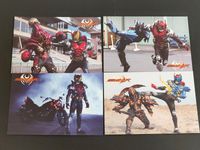 仮面ライダー ブロマイド コレクション カード 仮面ライダーキバ 30 31 32 33 サムネイル 1