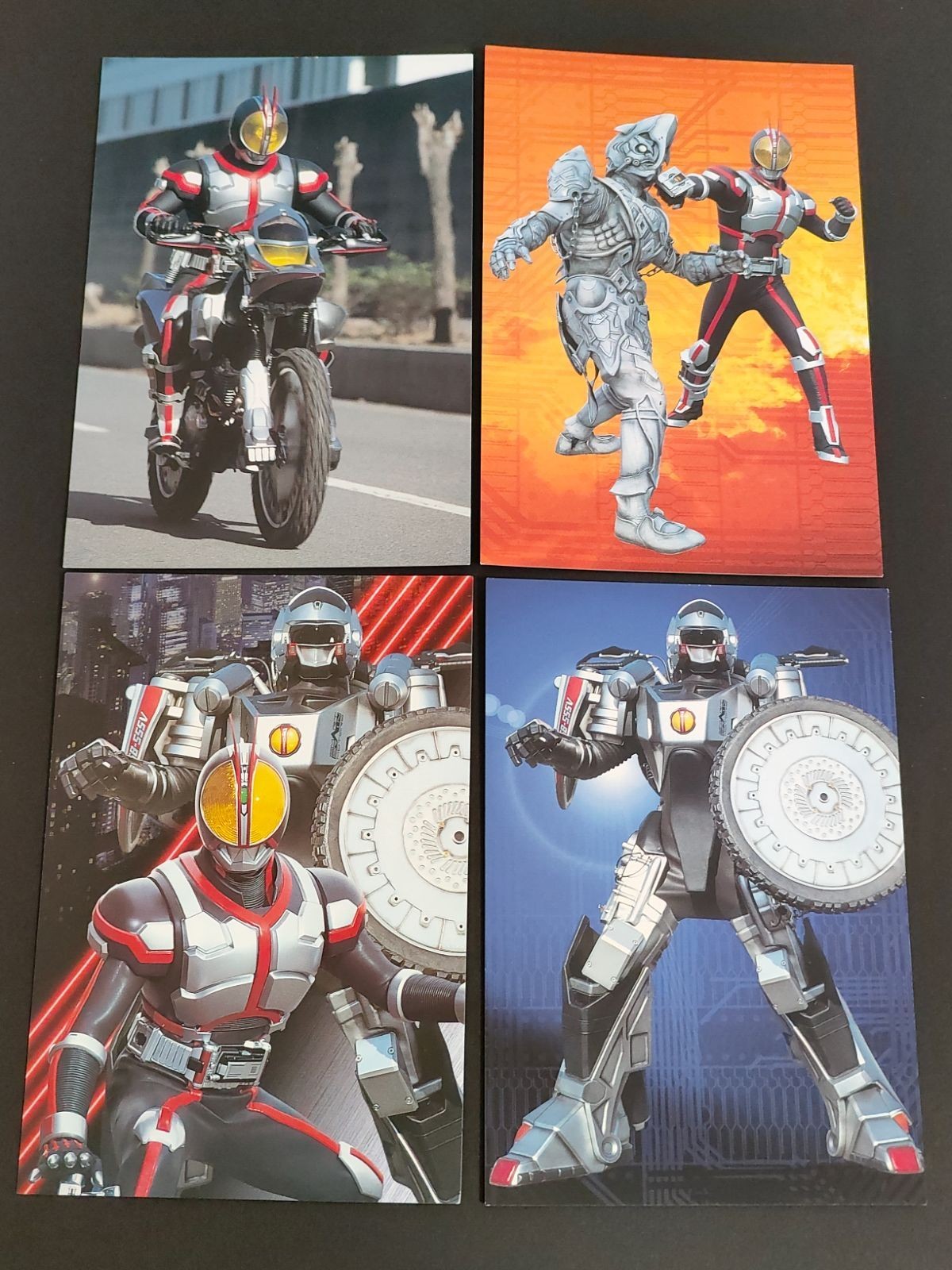 仮面ライダー ブロマイド コレクション カード 仮面ライダー555 ファイズ オートバジン 15 26 28 34