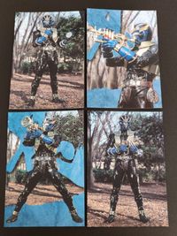 仮面ライダー ブロマイド コレクション カード 仮面ライダー響鬼 ヒビキ 16 17 19 20 イブキ 威吹鬼 サムネイル 1