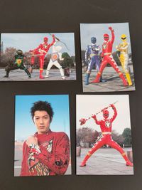 アバレンジャー ブロマイド コレクション カード 伯亜凌駕 西興一朗 アバレレッド