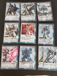 Gundam War Card Lot Ri-Gazi Custom V Gundam Zeta Plus Gundam 5