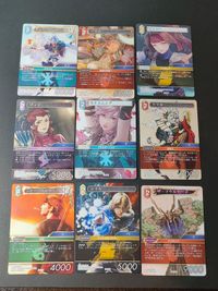 ファイナルファンタジー FFTCG カード まとめ R レア 9枚 セット クジャ パロム ジェシー ロッソ ライトニング ケフカ シド・ハイウインド レイル ザ・ソウルケージ