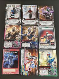 仮面ライダー カードダス 9枚セット オーディン サソード カブト ほか サムネイル 1