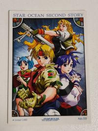 Star Ocean 2 Second Story 1998 Limited Card Claude Rena