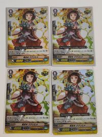 ヴァンガード カード まとめ PR 全てホロ仕様 RR仕様 ヴァンガード 戦巫女 ククリヒメ 4枚セット