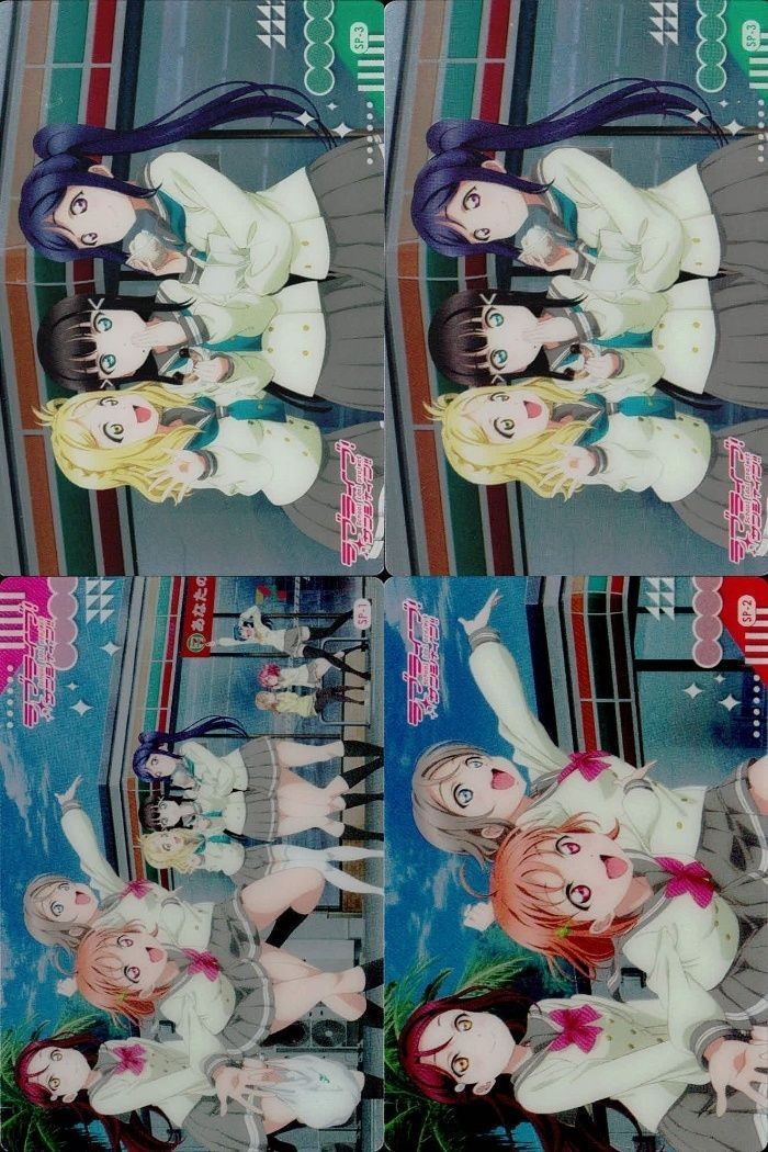 ラブライブサンシャイン ウエハース SP 箔押し風 3年生 2年生 まとめ まとめ カード