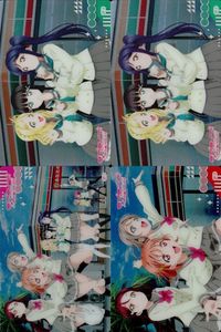 ラブライブサンシャイン ウエハース SP 箔押し風 3年生 2年生 まとめ まとめ カード サムネイル 1