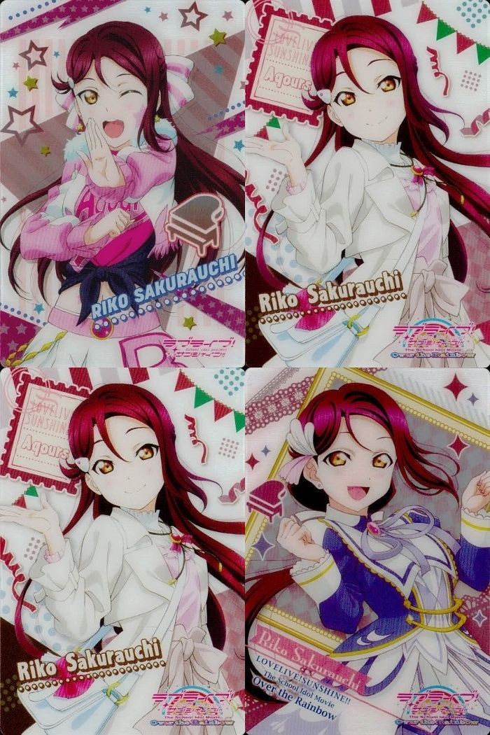 ラブライブサンシャイン 桜内梨子 ウエハース 劇場版 衣装 ブロマイド まとめ まとめ カード