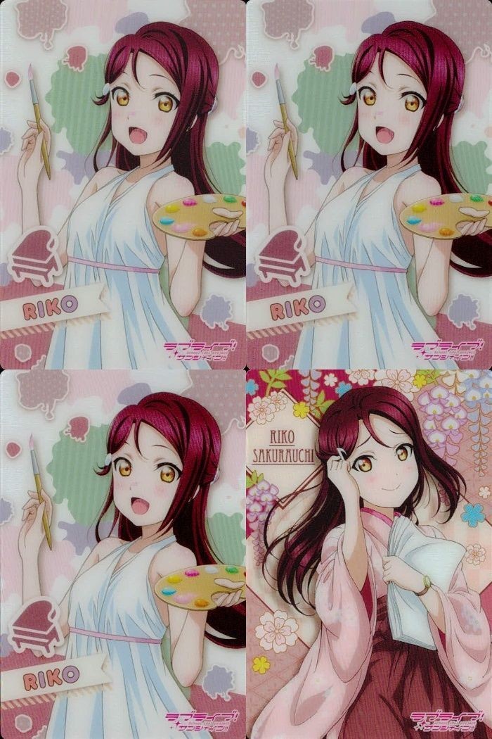 ラブライブサンシャイン 桜内梨子 ウエハース 画家 芸術の秋 袴 まとめ まとめ カード