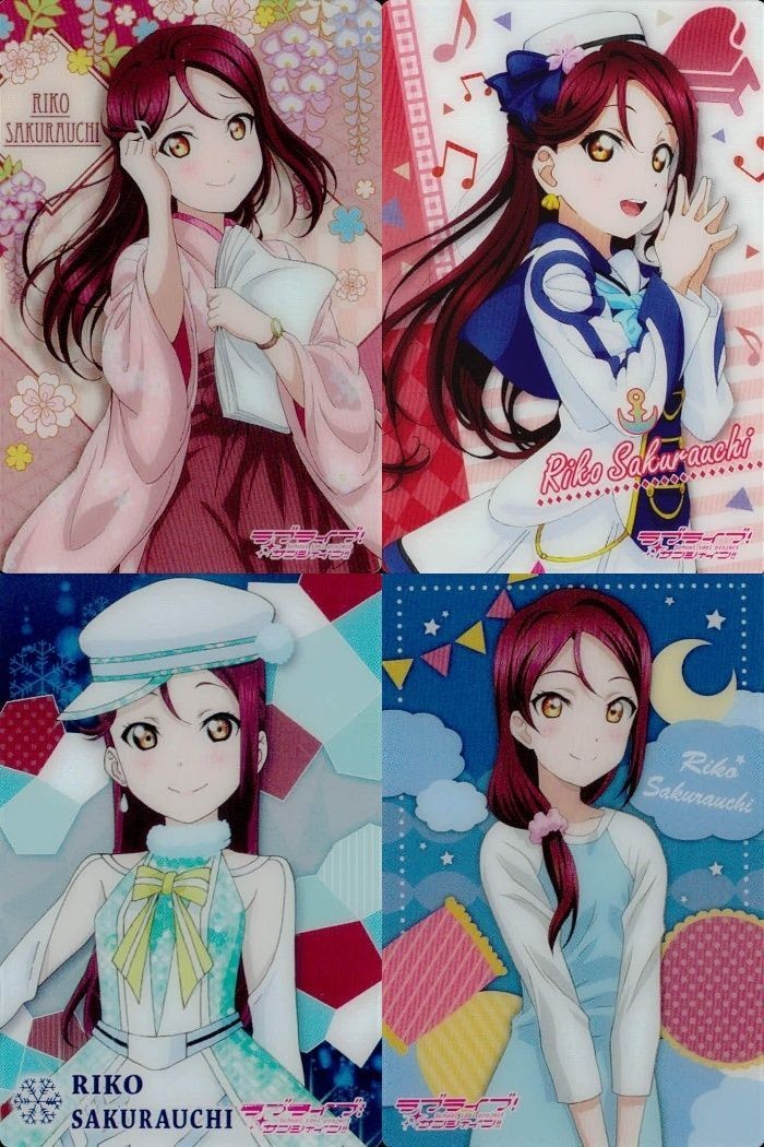 ラブライブサンシャイン 桜内梨子 ウエハース 袴 冬服 セーラー服 まとめ まとめ カード