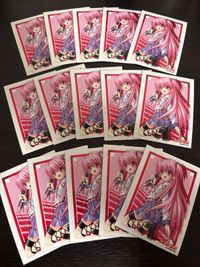 スリーブ 15枚 Angel beats! ユイ メタリック加工 エンジェルビーツ key