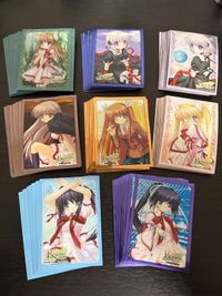 スリーブ Rewrite リライト 8種類 各種15枚 まとめ key 小鳥 篝 鳳 ちはや ルチア