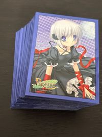 開封済み中古 スリーブ 62枚 篝 Rewrite リライト メタリック加工 key ブロッコリー