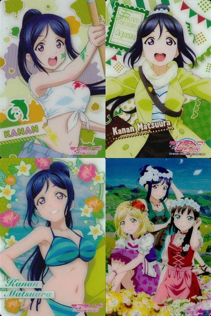 ラブライブサンシャイン 松浦果南 3年生 鞠莉 ダイヤ ウエハース カード まとめ まとめ カード