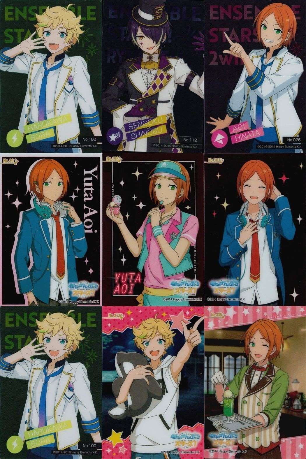 あんスタ クリアカード等 春川宙 仙石忍 2wink 葵兄弟 まとめ売り セット まとめ カード